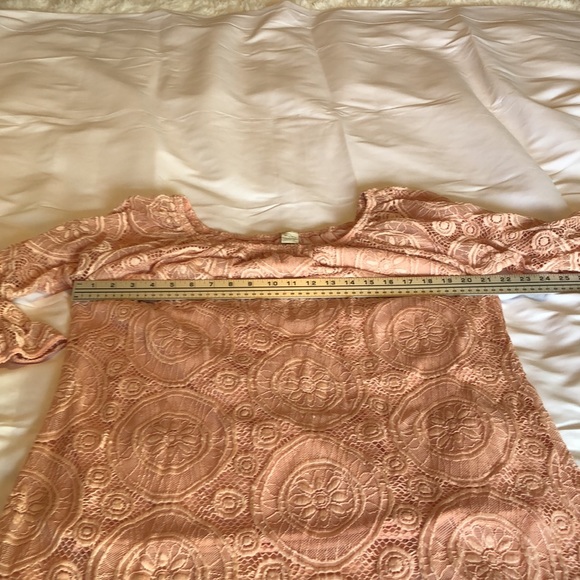 Womens Win Win Full Lace‎ Tunic Coral Lined Size Large-XL - Picture 4 of 8